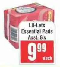 Frontline Lil-Lets Essential Pads Asst. offer