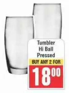 Frontline Tumbler Hi Ball Pressed offer