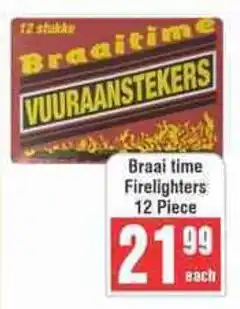 Frontline Braai time Firelighters offer