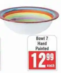 Frontline Bowl 7 Hand Painted offer