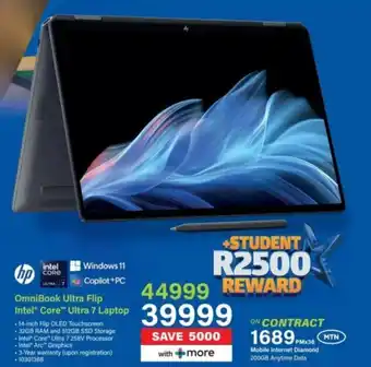 Incredible Connection HP OmniBook Ultra Flip Intel Core Ultra 7 Laptop offer