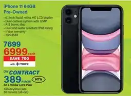 Incredible Connection iPhone 11 64GB Pre-Owned offer