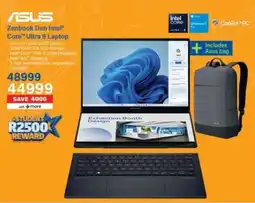 Incredible Connection ASUS Zenbook Duo Intel Core Ultra 9 Laptop offer