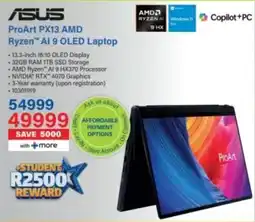 Incredible Connection ASUS ProArt PX13 AMD Ryzen AI 9 OLED Laptop offer