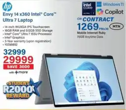 Incredible Connection HP Envy 14 x360 Intel Core Ultra 7 Laptop offer