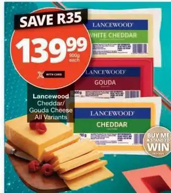 Checkers Lancewood Cheddar/Gouda Cheese offer