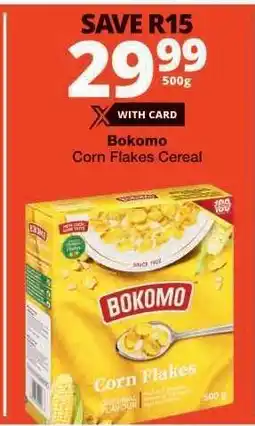 Checkers Bokomo Corn Flakes Cereal offer