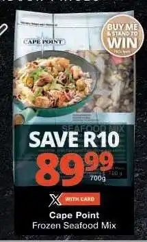 Checkers Cape Point Frozen Seafood Mix offer