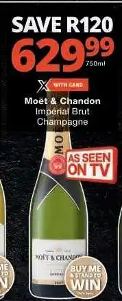 Checkers Moët & Chandon Impérial Brut Champagne offer