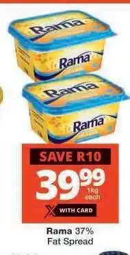 Checkers Rama 37% Fat Spread offer