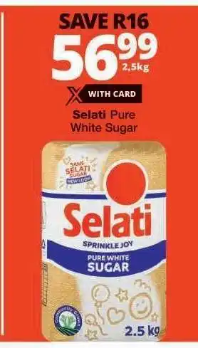 Checkers Selati Pure White Sugar offer