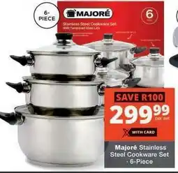 Checkers Majoré Stainless Steel Cookware Set offer