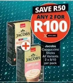 Checkers Jacobs Cappuccino Sticks offer
