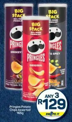 Pick n Pay Pringles Potato Chips Assorted 165g offer