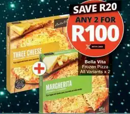 Checkers Bella Vita Frozen Pizza offer
