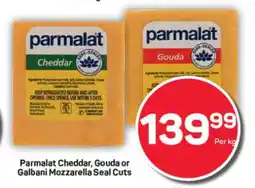 Pick n Pay Parmalat Cheddar, Gouda or Galbani Mozzarella Seal Cuts offer
