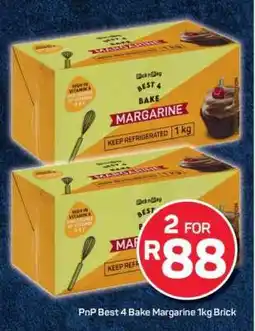 Pick n Pay PnP Best 4 Bake Margarine 1kg Brick offer