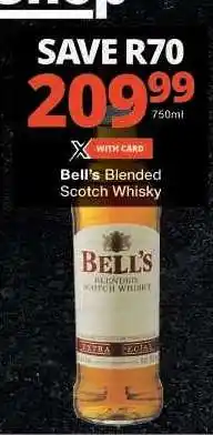 Checkers BELL'S BLENDED SCOTCH WHISKY offer
