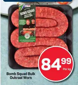 Pick n Pay Bomb Squad Bulk Oukraal Wors offer