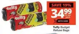 Checkers Tuffy Budget Refuse Bags offer