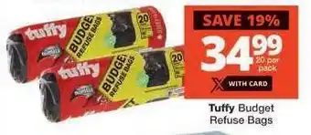 Checkers Tuffy Budget Refuse Bags offer