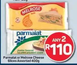 Pick n Pay Parmalat or Melrose Cheese Slices Assorted 400g offer