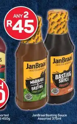 Pick n Pay JanBraai Basting Sauce Assorted 375ml offer