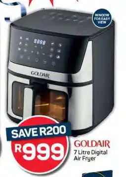 Pick n Pay Goldair 7 Litre Digital Air Fryer offer