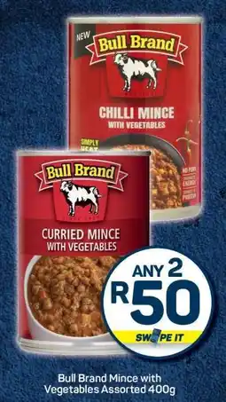Pick n Pay Bull Brand Mince with Vegetables Assorted 400g offer