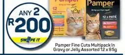 Pick n Pay Pamper Fine Cuts Multipack In Gravy or Jelly Assorted 12 x 85g offer
