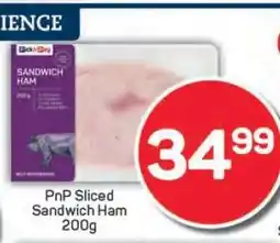Pick n Pay PnP Sliced Sandwich Ham 200g offer
