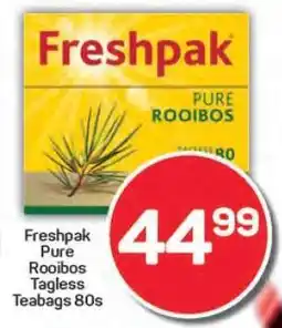 Pick n Pay Freshpak Pure Rooibos Tagless Teabags 80s offer