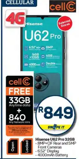 Pick n Pay Hisense U62 Pro 32GB offer