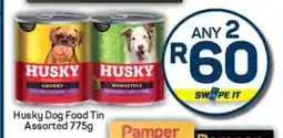 Pick n Pay Husky Dog Food Tin Assorted 775g offer