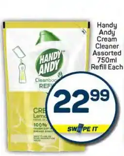Pick n Pay Handy Andy Cream Cleaner Assorted 750ml Refill Each offer