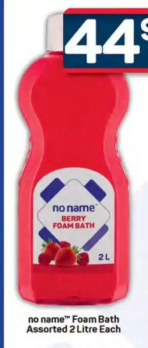 Pick n Pay no name Foam Bath offer