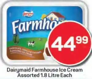 Pick n Pay DAIRYMAID FARMHOUSE ICE CREAM offer