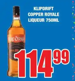 Boxer KLIPDRIFT COPPER ROYALE LIQUEUR 750ML offer
