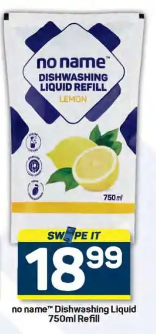 Pick n Pay no name Dishwashing Liquid 750ml Refill offer
