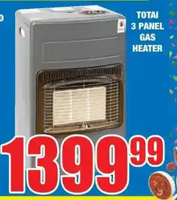 Boxer TOTAI 3 PANEL GAS HEATER offer
