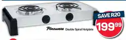 Pick n Pay Pineware Double Spiral Hotplate offer