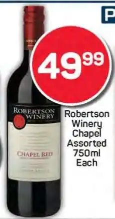 Pick n Pay Robertson Winery Chapel Assorted offer
