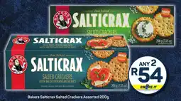 Pick n Pay Hypermarket Bakers Salticrax Salted Crackers Assorted offer