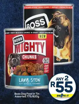 Pick n Pay Hypermarket Boss Dog Food in Tin Assorted offer