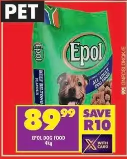 Shoprite EPOL DOG FOOD 4kg offer
