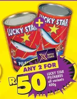 Shoprite LUCKY STAR PILCHARDS offer