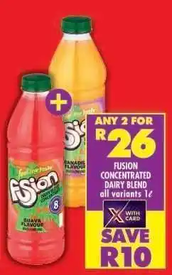 Shoprite FUSION CONCENTRATED DAIRY BLEND all variants 1ℓ offer