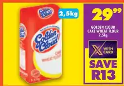 Shoprite Golden Cloud Cake Wheat Flour 2.5kg offer