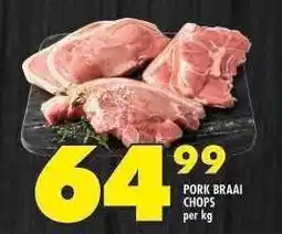 Shoprite PORK BRAAI CHOPS offer