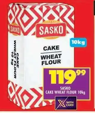 Shoprite Sasko Cake Wheat Flour 10kg offer
